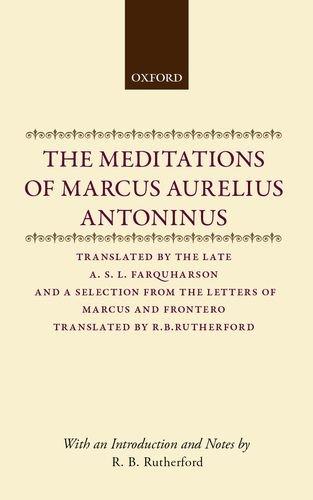 Book The Meditations of Marcus Aurelius Antoninus free