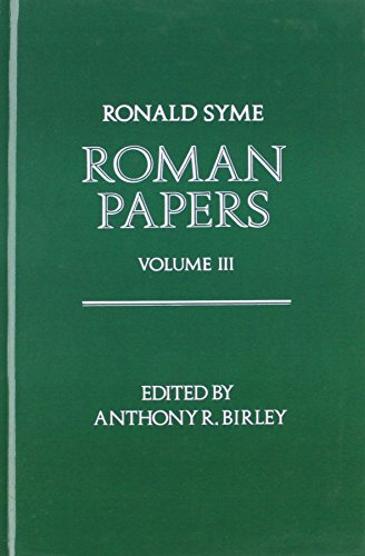 Book Roman Papers: Volume III free