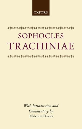 Book Trachiniae (Oxford University Press Academic Monograph Reprints) free