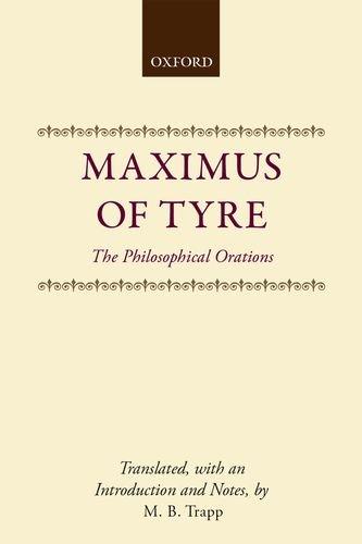 Book Maximus Of Tyre: The Philosophical Orations free