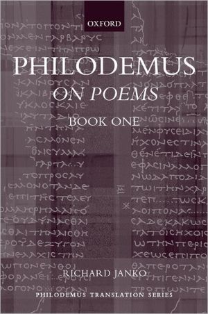 Book Philodemus: On Poems Book One (philodemus Translation Series) free