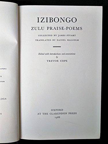 Book Izibongo: Zulu praise-poems; (Oxford library of African literature) free