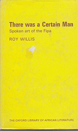 Book There Was a Certain Man: Spoken Art of the Fipa free