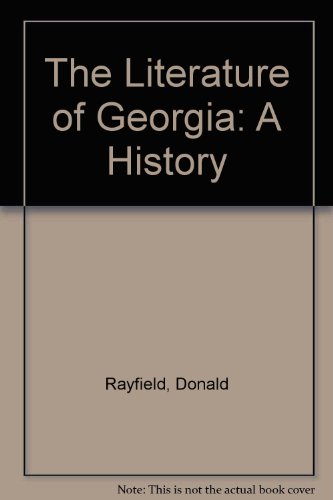 Book The Literature Of Georgia: A History free