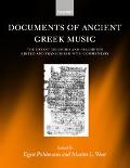 Book Documents of Ancient Greek Music: The Extant Melodies and Fragments free