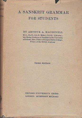 Book A Sanskrit Grammar for Students free