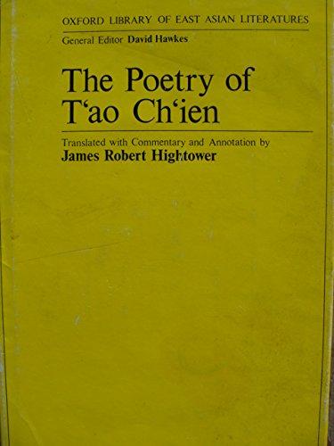 Book Poetry of Tao Chien (Oxford Library of East Asian Literature) free
