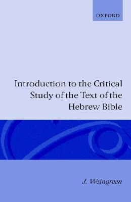 Book Introduction to the Critical Study of the Text of the Old Testament free