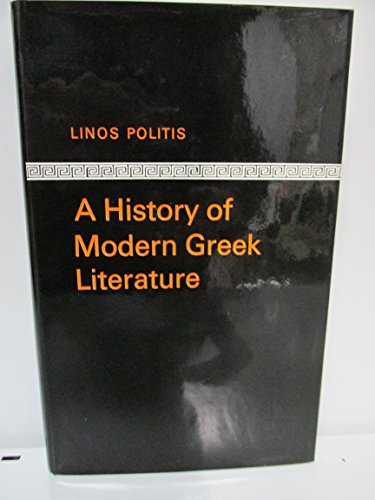Book A History of Modern Greek Literature free