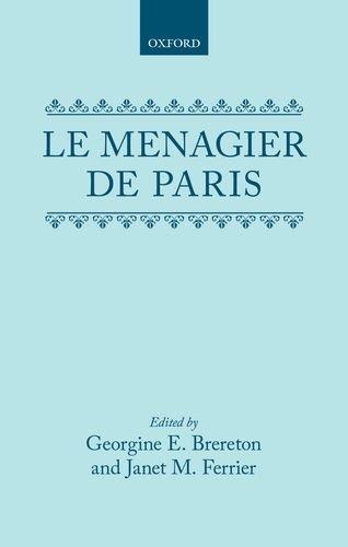Book Le Menagier De Paris: A Critical Edition (English and French Edition) free