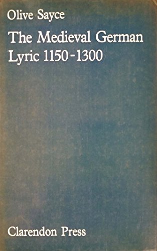 Book The medieval German lyric, 1150-1300 free