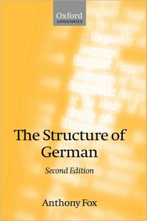 Book The Structure of German (Clarendon Paperbacks) free