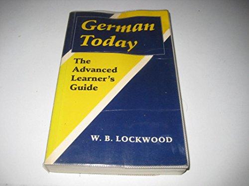 Book German Today: The Advanced Learner's Guide (clarendon Paperbacks) free