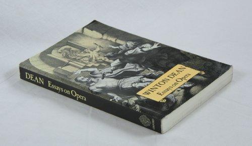 Book Essays On Opera (clarendon Paperbacks) free
