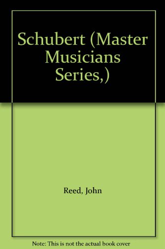 Book Schubert (Master Musicians Series,) free