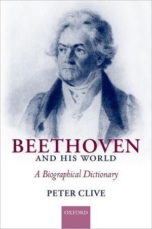 Book Beethoven and His World: A Biographical Dictionary free