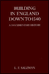 Book Building in England Down to 1540: A Documentary History free
