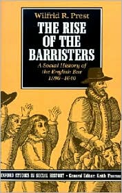 Book The Rise of the Barristers: A Social History of the English Bar, 1590-1640 (Oxford Studies in Social History) free