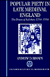 Book Popular Piety in Late Medieval England: The Diocese of Salisbury 1250-1550 (Oxford Historical Monographs) free
