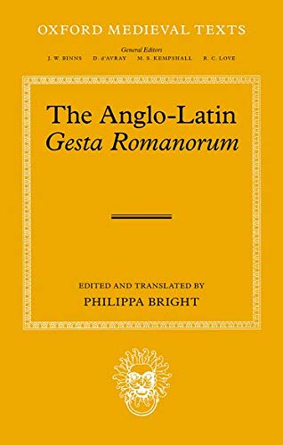 Book The Anglo-Latin Gesta Romanorum (Oxford Medieval Texts) free