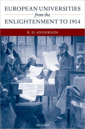 Book European Universities from the Enlightenment to 1914 free
