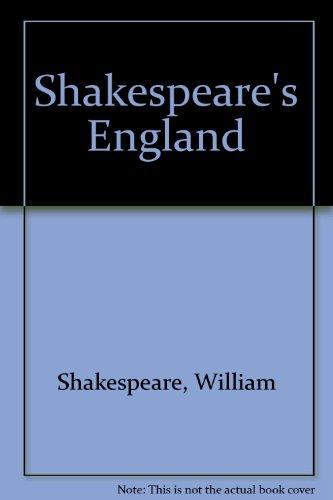Book Shakespeare's England: An Account of the Life and Manners of His Age free