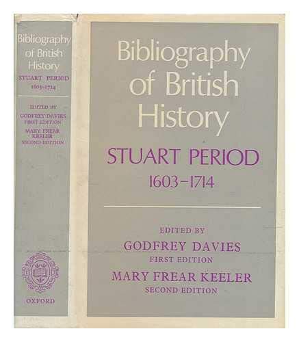 Book A Bibliography of British History: Stuart Period, 1603-1714 free