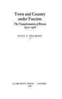 Book Town and Country under Fascism: The Transformation of Brescia 1915-1926 free