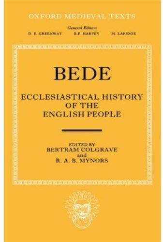 Book The Ecclesiastical History of the English People (Oxford Medieval Texts) free