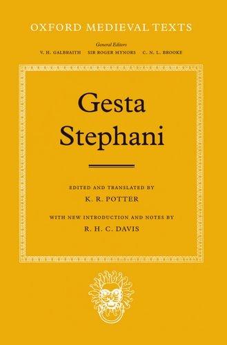 Book Gesta Stephani (Oxford Medieval Texts) (English and Latin Edition) free