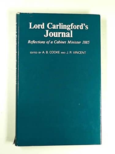 Book Lord Carlingford's Journal: Reflections of a Cabinet Minister 1885 free