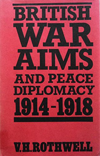 Book British war aims and peace diplomacy, 1914-1918, free