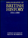 Book A Bibliography of British History, 1914-1989 free