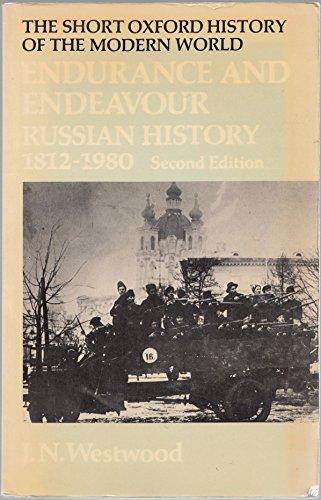Book ENDURANCE AND ENDEAVOUR. Russian History 1812-1980. free