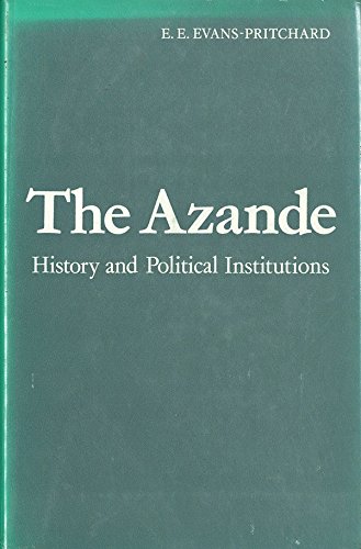 Book The Azande: history and political institutions free