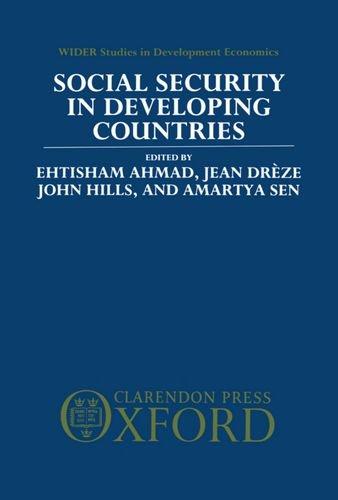 Book Social Security in Developing Countries (WIDER Studies in Development Economics) free