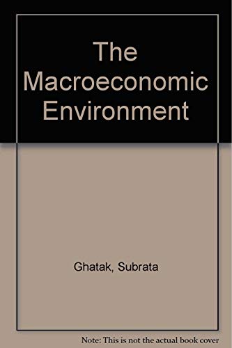 Book The Macroeconomic Environment free