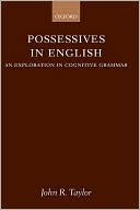 Book Possessives in English: An Exploration in Cognitive Grammar free