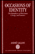 Book Occasions Of Identity: A Study In The Metaphysics Of Persistence, Change, And Sameness free