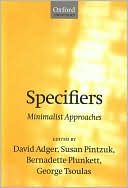 Book Specifiers: Minimalist Approaches free
