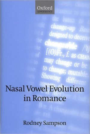 Book Nasal Vowel Evolution In Romance free