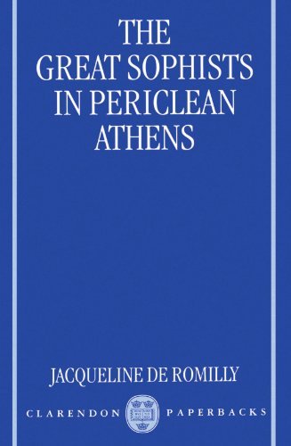 Book The Great Sophists In Periclean Athens free