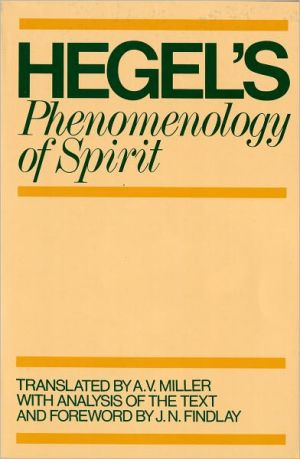 Book Phenomenology of Spirit free