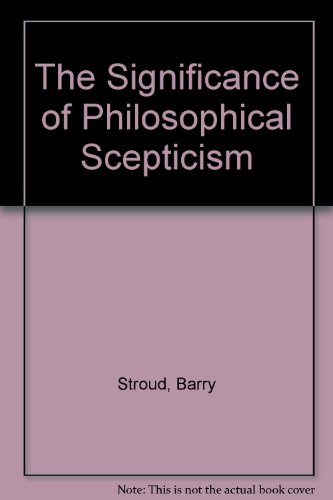 Book The Significance Of Philosophical Scepticism free