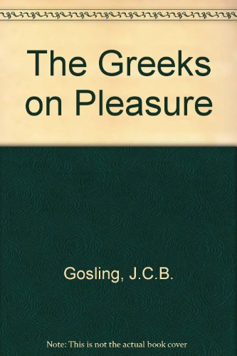 Book The Greeks On Pleasure free