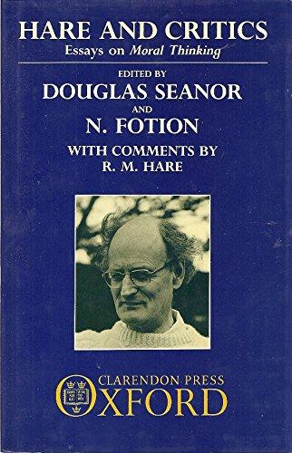 Book Hare and Critics: Essays on Moral Thinking free