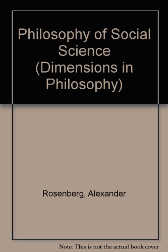 Book Philosophy Of Social Science (dimensions In Philosophy) free