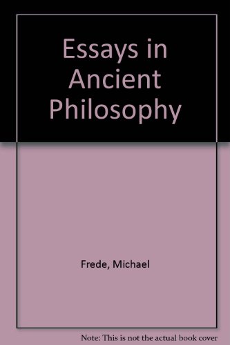 Book Essays In Ancient Philosophy free
