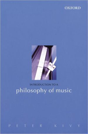 Book Introduction to a Philosophy of Music free