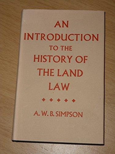 Book Introduction to the History of Land Law free